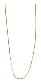 Cadena 55cm Delgada En Oro Amarillo De 10k 1.5 Gramos