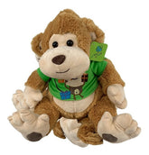 Peluche De Chango 35cm En Color Miel Regalo Precio Mayoreo