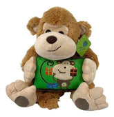 Peluche De Chango Color Miel 24cm Regalo Precio Mayoreo