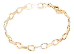 Pulsera Mujer De Oro Florentino En 10k 3.4 Gramos