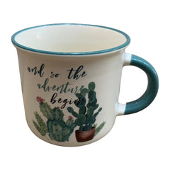 Tazas de porcelana cactus And so the aventure begins 350ml