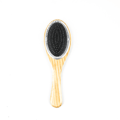 Cepillo De Madera Para El Cabello De Tamaño Grande Circular