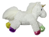 Peluche De Unicornio Aurora Flopsie Patas De Colores 25cm