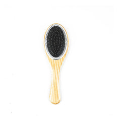 Cepillo De Madera Para El Cabello De Tamaño Grande Circular