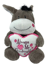 Peluche Burro Color Gris 40cm Regalo Precio Mayoreo