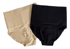 Faja Con Costura Invisible Cintura Alta Color Negro