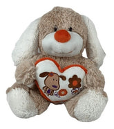 Peluche De Perro Color Beige 25cm Regalo Precio Mayoreo