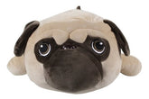 Peluche Pug Acostado Grande 40cm