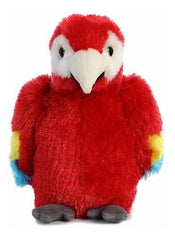 Peluche Mini Flopsies - Scarlet Macaw 20cm Guacamaya