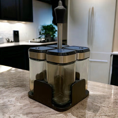 Especiero de Cristal 5pzas