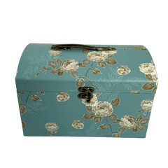 Set de 3 cajas diferentes tamaños. Azul vintage