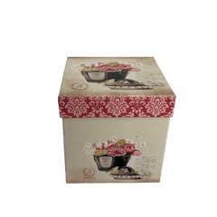 Set de 3 cajas diferentes tamaños. Rosa