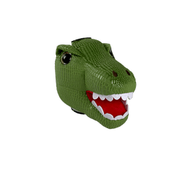 Alcancía de peluche con sonido y luz cocodrilo