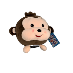 Alcancia de peluche con sonido y luz chango