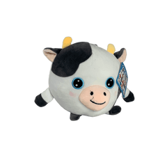 Alcancía de peluche con sonido y luz vaca