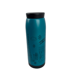 Termo Acero 400ml Azul