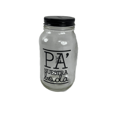 Alcancia de cristal Pa nuetsra boda