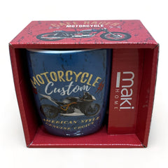 Taza de Motorcycle Custom Azul