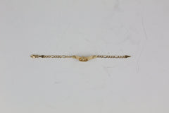 Esclava Cartier de bebe con barco movible oro puro 10K, 12cm