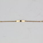 Esclava Bismark en oro puro florentino 10K de bebé 12cm