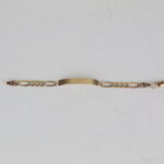 Esclava Cartier de bebé corte diamante oro puro 10K, 12cm