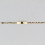 Esclava Cartier de bebé oro puro 10K, 12 cm de largo