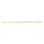 Esclava Cartier en oro puro 10K de caballero 21 cm