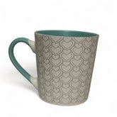 Tazas de porcelana color blanco corazones 380ml