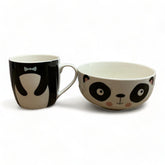 Juego de taza y plato de Panda 2 piezas
