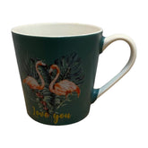 Tazas de porcelana flamencos Love you 380ml