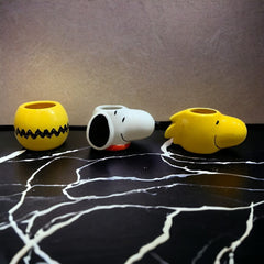 Juego de 3 mini tazas de cerámica Peanuts 103ml