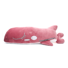 Peluche Almohada Ballena Rosa 90cm