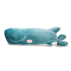 Peluche Almohada Ballena Verde 90cm