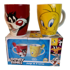 Juego De Tazas De Cerámica Con Cuchara Silvestre