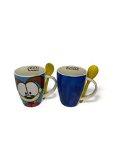 Juego De Tazas De Cerámica Con Cuchara Garfield