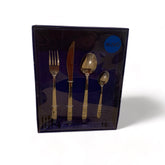 Juego De 16 Cubiertos Milán Color Plateado