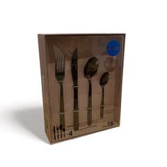 Cubiertos nuvo 16 pz Hogar acero inoxidable 16 pz 1702-18
