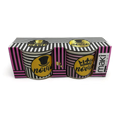 Juego de 2 Tazas (Novio y Novia)