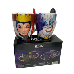 Juego de Tazas con Cucharas de Villanas