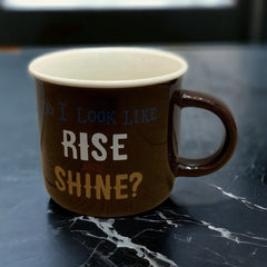 Tazas de porcelana coffee Rise and shine? 350ml
