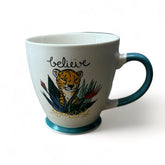 Taza de porcelana de Leopardo Believe 400ml