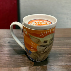 Taza con tapa de The Mandalorian 385ml