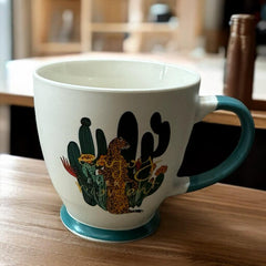 Taza de porcelana de Leopardo Enjoy 400ml