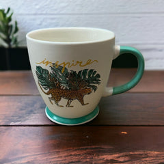 Taza de porcelana de Leopardo Inspire 400ml