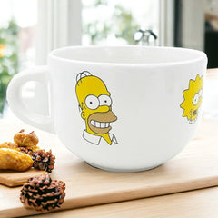 Taza de cerámica jumbo de Simpson 820ml