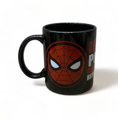 Taza de cerámica de Spider-Man brilla en la oscuridad 320ml