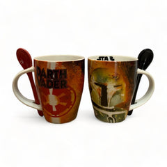 Juego de 2 tazas con cuchara de Star Wars 340ml