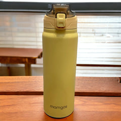 Termo Mamgos color amarillo de Acero inoxidable 900ml