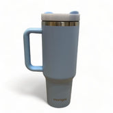 Termo Mamgos color azul de Acero inoxidable 40oz