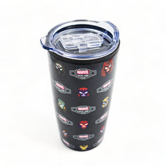 Termo de acero inoxidable negro de Marvel Lucha Libre 450ml